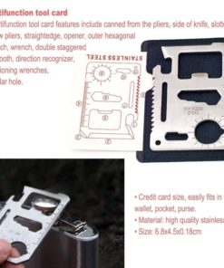 Kungix Outdoor Emergency Survival Gear Kit With Waterproof Bag 6-Piece One Pack 25 57 a314bf48 46b6 4aa7 a0bb d5cf4bd0568b 1