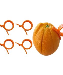 Alternative view of 4 Round Orange (Citrus Fruit) Peelers Pack Of 4