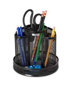 Rolodex Mesh Collection Spinning Desk Sorter Black (1773083) 1 4 57 a45f04df cd9e 48c2 99fc 51f1b6cdd902