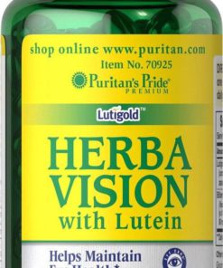 Puritan's Pride Herbavision With Lutein And Bilberry-240 Softgels