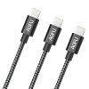 Aofu Iphone Cable 3 Pack 6Ft Nylon Braided Lightning Cables Syncing And Charg.. 4 57 a4ec67c5 8f8f 4b0c 93a9 9594f880bf23