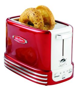 Alternative view of Nostalgia Rtos200 Retro Series 2-Slice Bagel Toaster Retro Red