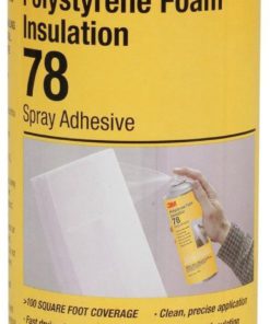 3M 78 Polystyrene Foam Insulation Spray Adhesive Translucent 17.9 Oz. Aerosol..