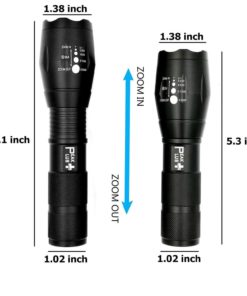 #1 Top Rated Peakplus Brightest Led Tactical Flashlight Cree Xml T6-Zoomable .. 10 57 a622f6f7 06f4 4be3 903c 7ba21da72a66