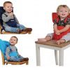 Portable Travel High Chair Booster Baby Seat With Straps Washable Packable Sa..