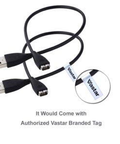 Vastar 2Pcs Replacement Usb Charger Charging Cable For Fitbit Charge Hr Band .. 6 57 a70ceab2 de8b 42c3 afc5 333b57f747c6