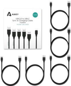 Aukey Usb-C To Usb 3.0 Cable 5 Pack (3.3 Feet(3 Pack) 6.6 Feet 1 Feet) 15 57 a767b2bd eb83 4a1b 89bf 23b5abe1656d