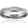 Sale! Mnh 4Mm Tungsten Comfort Fit Beveled Edges Brushed Classy Wedding Band .. 13 57 a7f92aaa bac2 4b6c 9714 1ec939ca7b44