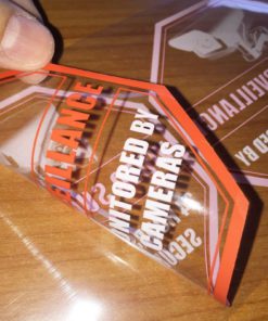 **Front Self Adhesive Clear Vinyl** Outdoor/Indoor (4 Pack) 4" X 4" Home Busi.. 7 57 a956efb0 943c 49ae ad0a c91f2739d8df