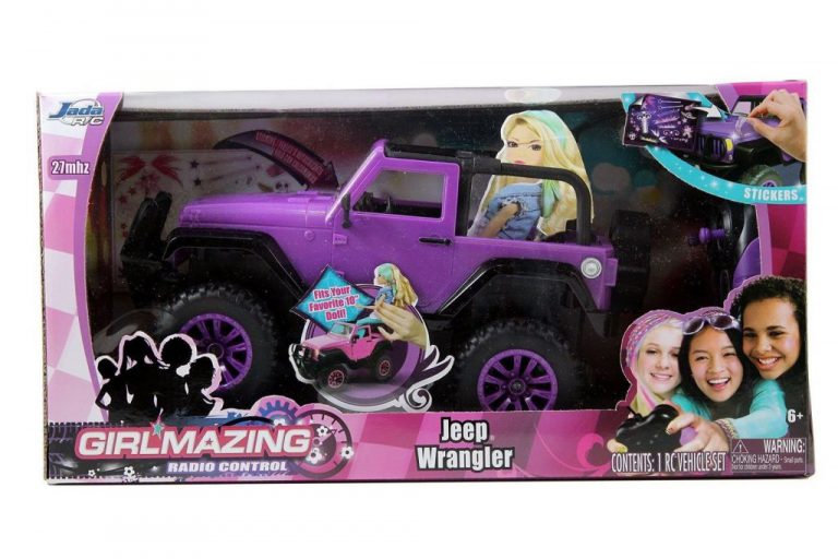 Jada Toys Girlmazing Big Foot Jeep R/C Vehicle (1:16 Scale) Purple