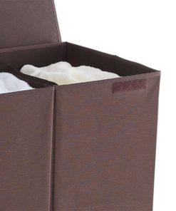 Storagemaniac Heavy-Duty Folding 3-Compartment Clothes Laundry Hamper With Li.. 9 57 aa5a9b8e 656a 491f ab62 f5a1de0108b1