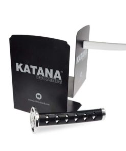 Alternative view of Mustard Katana Bookends - Magnetic Decorative Bookends With Samurai Sword Des..