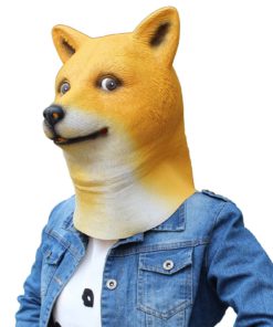 Creepyparty Deluxe Novelty Halloween Costume Party Latex Animal Dog Head Mask 16 57 aaf20570 ca20 4871 b0c3 d558fa353e1a