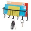 Mdesign Mail Organizer With Key Hooks For Home Kitchen Office - Wall Mount Ma..