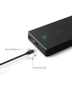 Aukey 20000Mah Portable Charger With Lightning Input And 4.8A Dual Usb Output.. 8 57 ac59dd34 97d9 40fa 80f2 baa95d8afb59