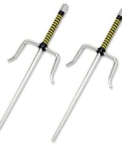 Ace Martial Arts Supply Pair Of New Sais Octagon Martial Arts Ninja Sai Weapo..