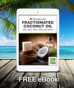 Alternative view of Fractionated Coconut Oil (Liquid) - Large 16Oz - With Pump + Free Recipe Eboo..
