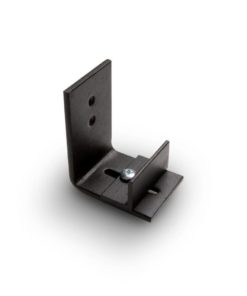 Wall Mount Floor Guide For Barn Door Hardware Powder Coated Black