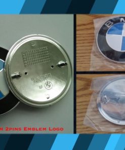 Alternative view of Bmw Emblem Logo "Front Hood Or Rear Trunk" - 2 Pins Badge Symbol Roundel 82Mm