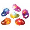 Dazzling Toys Flashing Led Light Up Toys Bumpy Rings 12 Pack
