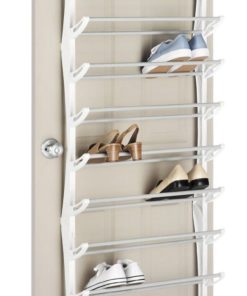Alternative view of Whitmor 6486-1746-Wht Over-The-Door Shoe Rack 36-Pair White