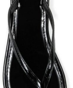 Kali Footwear Women's Twins Basic Patent Flat Thong Sandal Black 6 B(M) Us 12 57 af418c2c 49e8 4234 820f 5dbcfc5a2999