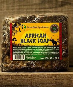 Alternative view of #1 Best Quality African Black Soap - 1Lb (16Oz) Raw Organic Soap For Acne Dry..