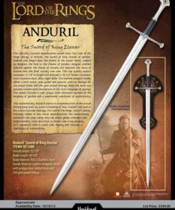 The Lord Of The Rings: Anduril Sword Of King Elessar 7 57 b0699f74 ee69 4464 bc1e a426e00b0fce
