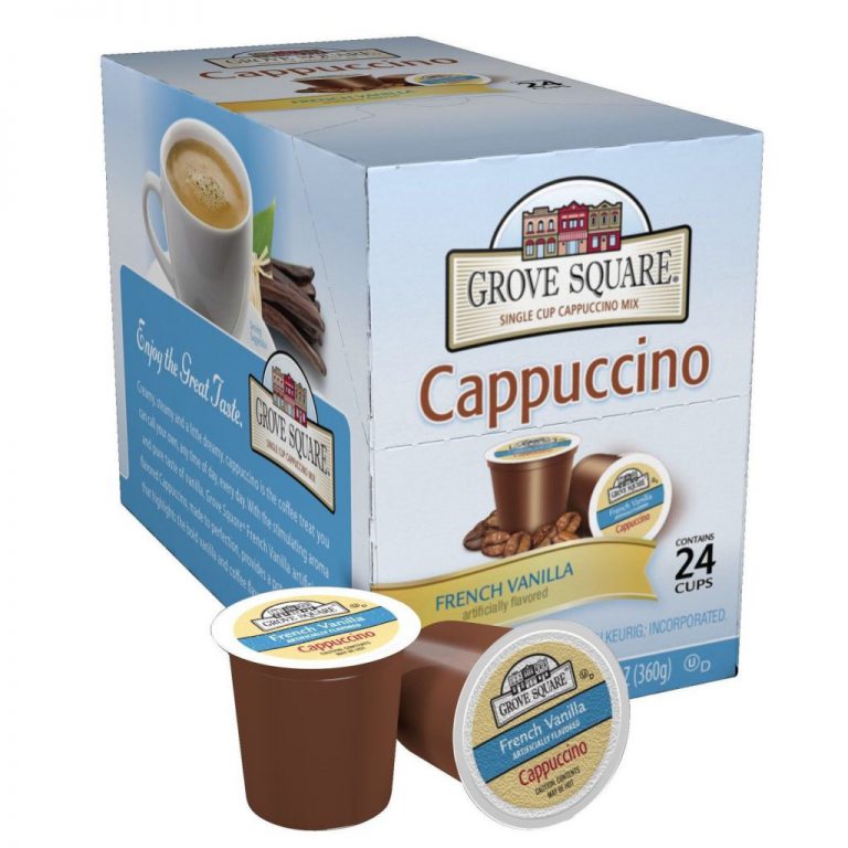 Grove Square Cappuccino French Vanilla 24 Count Single Serve Cups 24-Count