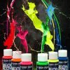 Neon Glow In The Dark Body Paint #1 Premium Set (6 Pack Of 2 Oz. Bottles) Glo..