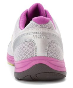 Vionic With Orthaheel Technology Womens Venture Lace Up Sneaker Silver 11 57 b2ad4887 d704 4935 9b37 4e3499f46307