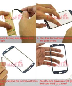 Alternative view of Samsung Galaxy S6 Sm-G920 Pebble Blue Replacement Front Outer Lens Glass Scre..