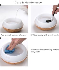 Essential Oil Diffuser Taotronics 300Ml Wood Grain Aroma Diffuser With Cool M.. 14 57 b34d4b31 a43a 4455 9946 02169a83e033