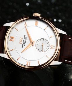 Alternative view of Tss Men's T8029Ph1 Automatic Subdial Watch With Leather Band