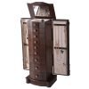 Giantex Wood Jewelry Cabinet Armoire Box Storage Chest Stand Organizer Necklace - $16.95