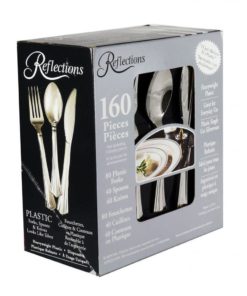 Alternative view of Reflections 160-Piece Plastic Silverware 1 Pack