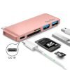 Qacqoc Premium Type-C Hub With Power Delivery 2 Superspeed Usb 3.0 Ports 1 Sd.. - $34.95
