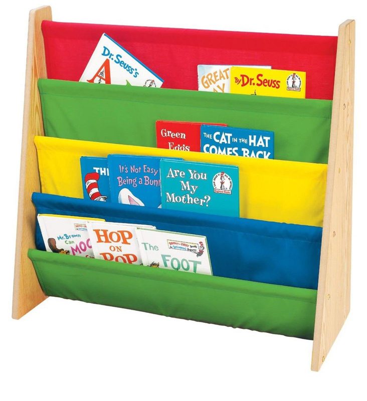 Tot Tutors Kids' Book Rack Primary Colors