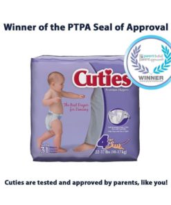 Alternative view of Cuties Baby Diapers (Size 4 31-Count) Pack Of 4