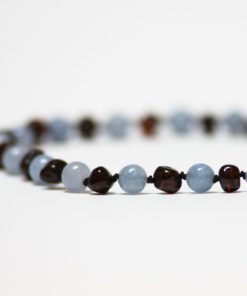 The Art Of Cure Baltic Amber Teething Necklace For Baby (Cherry/Aquamarine) 13 57 b69bb498 5003 45d0 8f06 da96d4188209