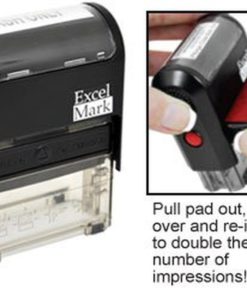 Alternative view of Approved Self Inking Rubber Stamp - Red Ink (42A1539Web-R)