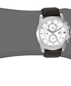 Alternative view of Tommy Hilfiger Men's 1710294 Stainless Steel Watch With Brown Leather Band