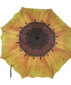 Alternative view of Expower(R) Portable Opaque Sunflower Print Folding Travel Umbrella Uv Upf 40+..