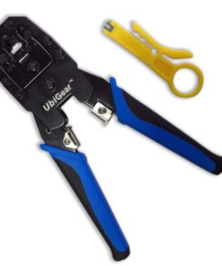 Alternative view of Ubigear Cable Tester +Crimp Crimper +100 Rj45 Cat5 Cat5E Connector Plug Netwo..