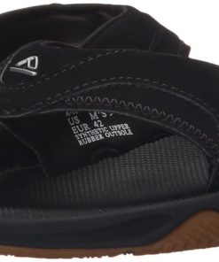 Reef Men's Fanning Ii Flip-Flop Black/Silver 9 D(M) Us 14 57 b915a67c cb63 495a 8a24 7e736a27bfca