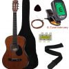 Crescent Mg38-Cf 38" Acoustic Guitar Starter Package Coffee (Includes Crescen..