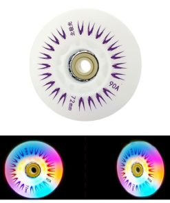 Allnice 4 Pcs Led Flash Shining Inline Skates Wheel With Flash 72Mm 90A Skate.. 10 57 bae58468 78d7 4087 ac2d c7ec312da868
