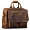 Kattee Men's Leather Durable Briefcase 16" Laptop Bag - $38.95