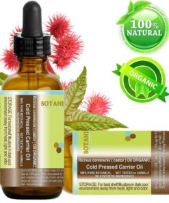 Alternative view of Organic Castor Oil 100% Pure / Natural / Cold Pressed Carrier Oil. 2 Fl.Oz.- ..
