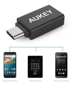 Aukey Usb-C To Usb 3.0 Female Adapter For Macbook Chromebook Pixel Nexus 6P A.. 24 57 bc6a7faa 639d 4f97 89d8 f9014c5d9377 1